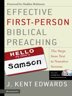 cover image of Effective First-Person Biblical Preaching